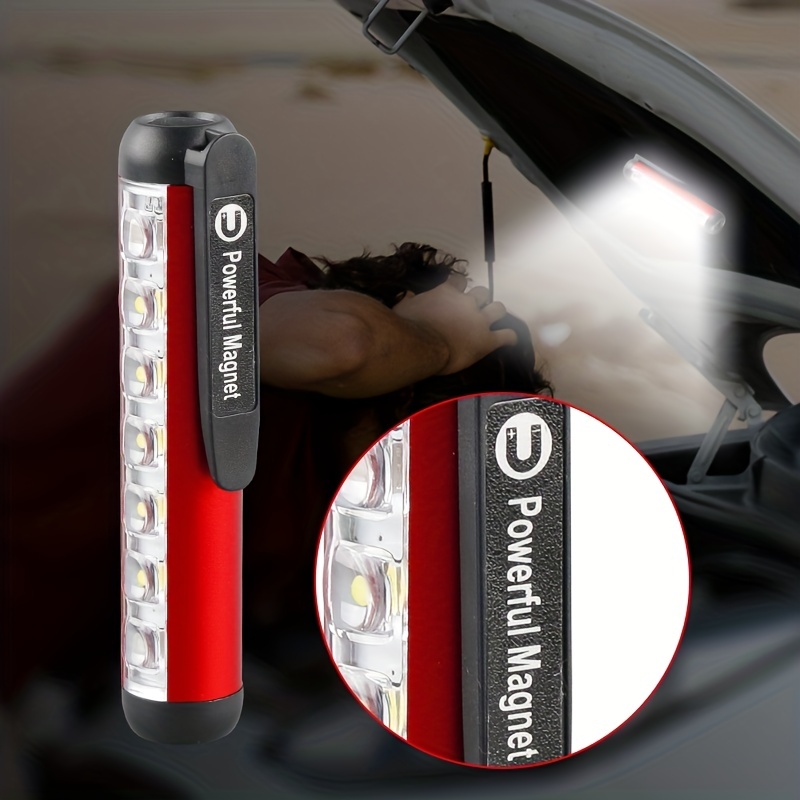 Lampe de Travail LED Rechargeable avec Aimantée et USB Pliable Rotation à  360