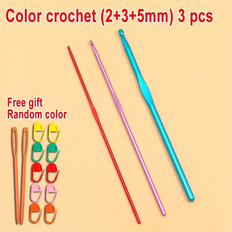 Metal Crochet Hook sizes 2-10mm - Craft Knitting Yarn Needles Wire Crochet  Hooks