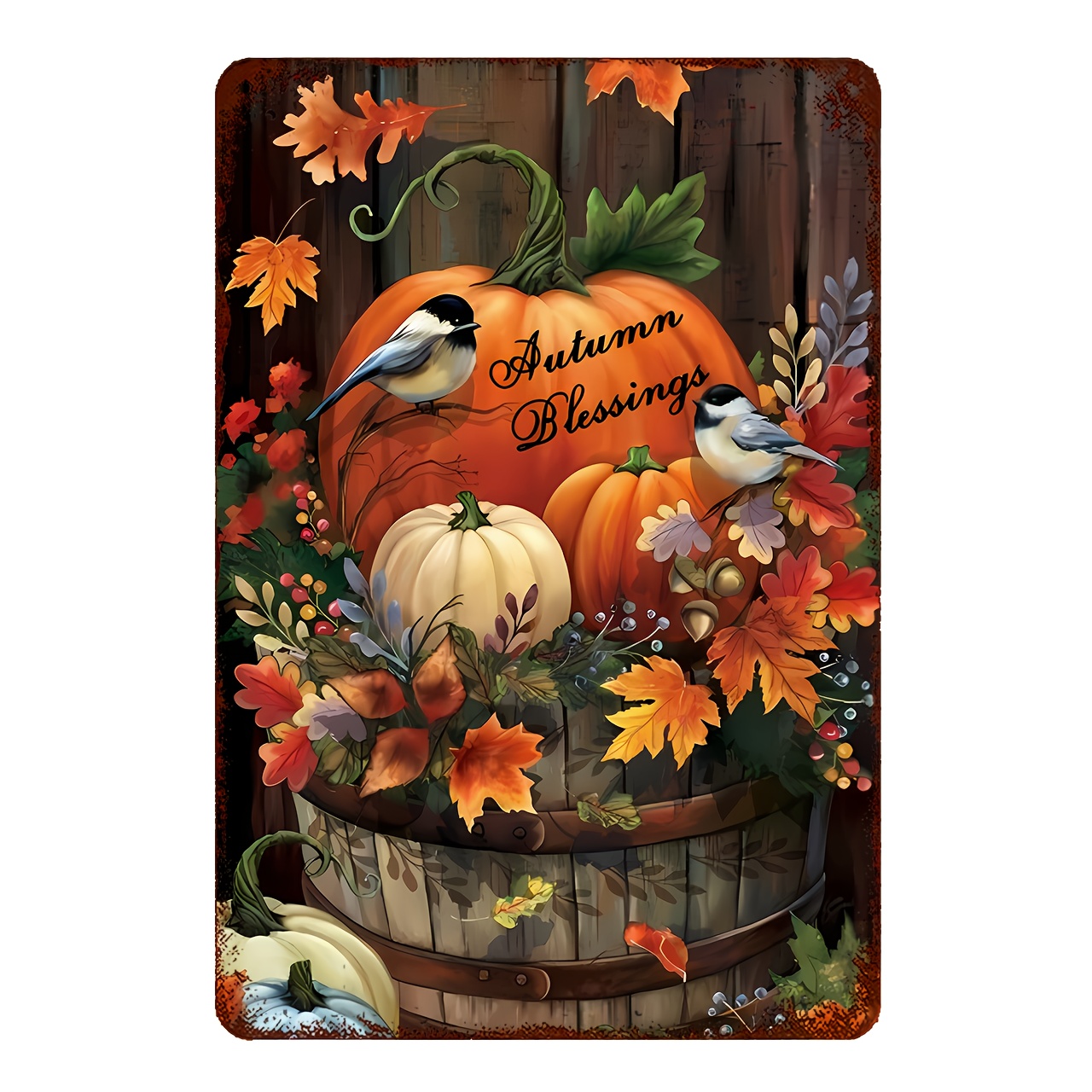Happy Thanksgiving Pumpkin Embroidery Design