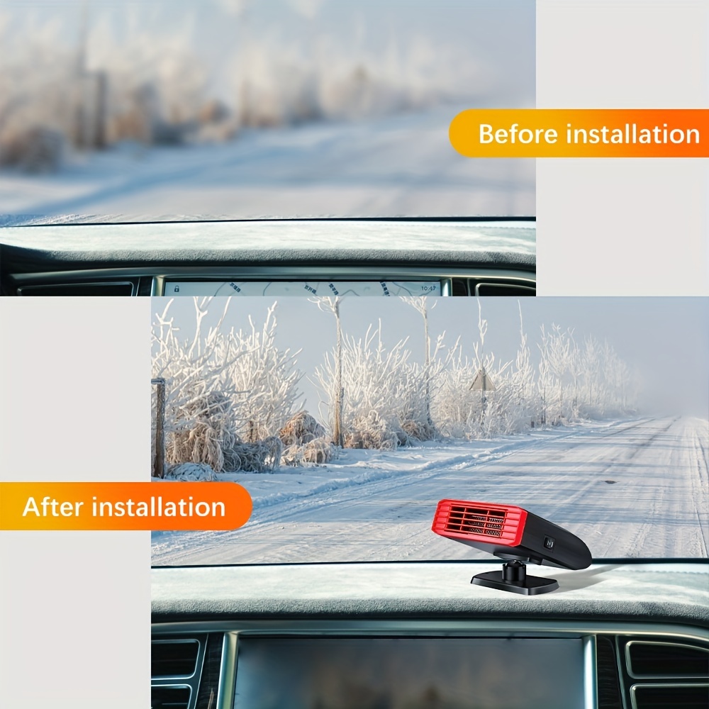 Car Heater Fan 12v/24v Car Heater Cooling & Heating Machine Portable  Efficient Defroster Car Heater Car Windshield Defroster Anti-fog Heater - Temu  Italy