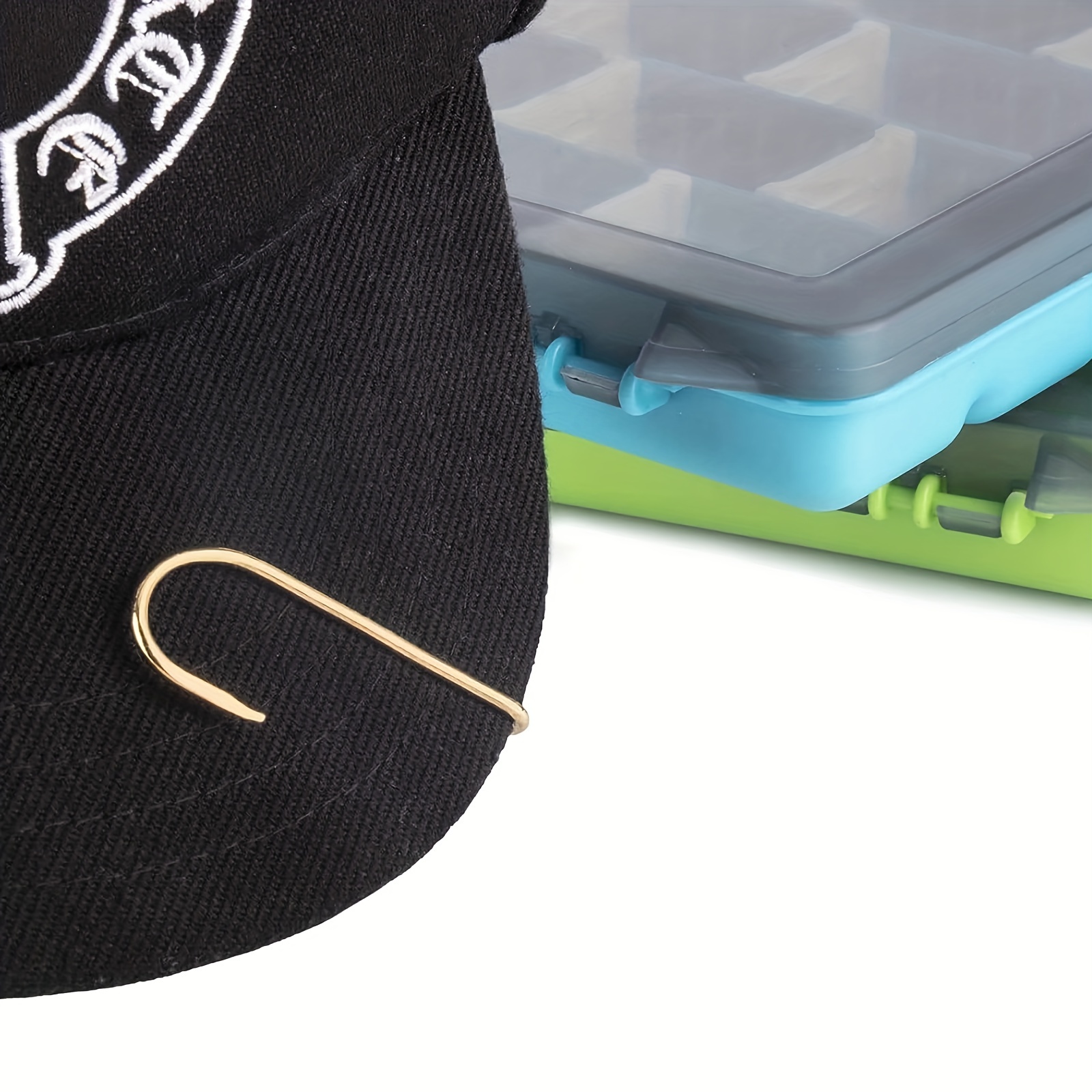 Green Winged Teal Duck Hookit® Brim Clip Hat Hook Fish Hook Hat Clip  Fishing Hat Hook 