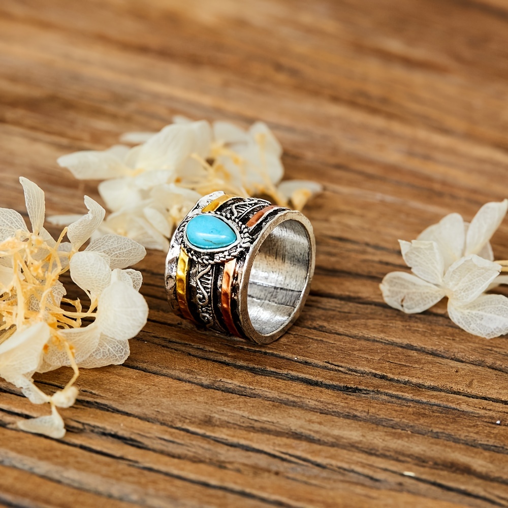 Dainty hot sale turquoise ring