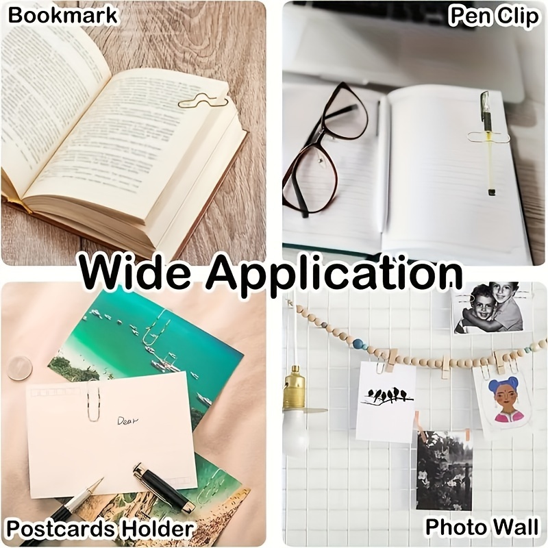  Book Page Holder,Book Clips Book Marks (6) : Office Products