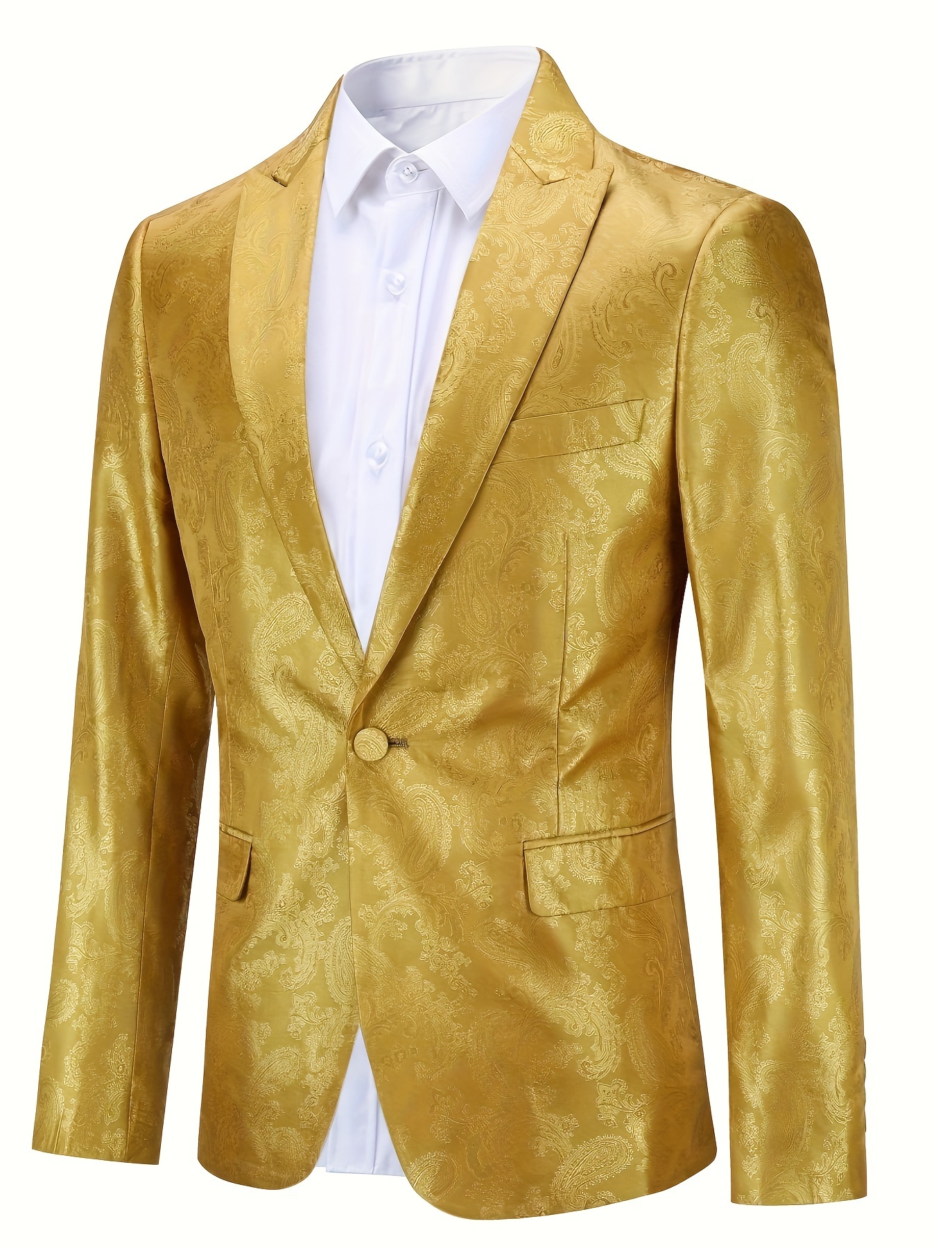 Mens gold outlet sports jacket