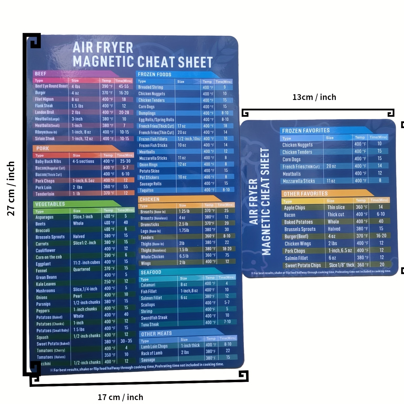 The Silicone Kitchen Air Fryer Liner Silicone Pot Basket with Air Fryer Magnet Cheat Sheet