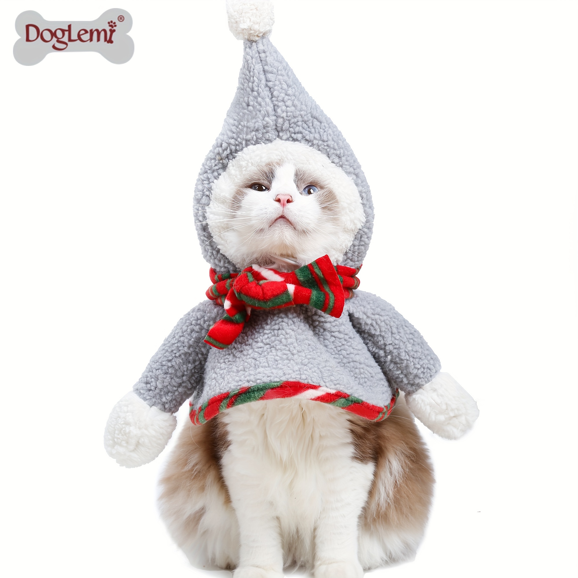 DogLemi Pet Dog Sweater, Cat Small Dog Coat, Puppy Kitten Coat