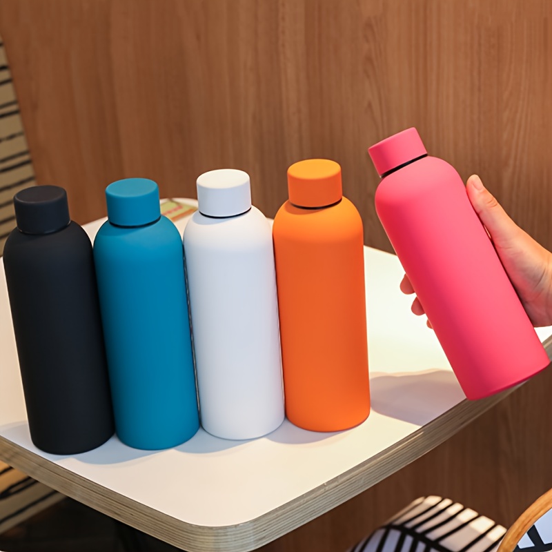 1pc Solid Color Portable Water Bottle