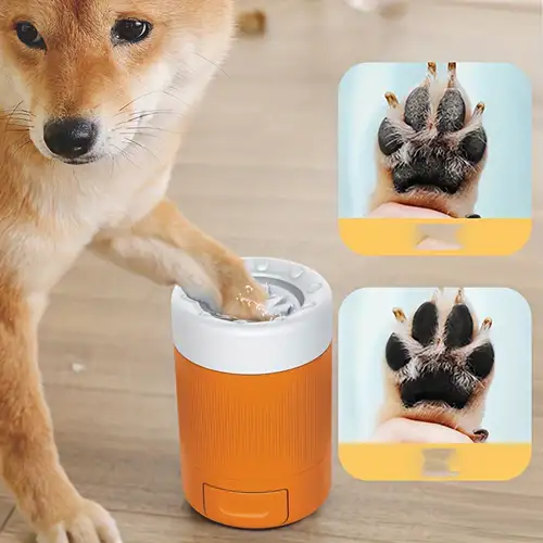 Pet Foot Cleaning Cup Automatic Dog Paw Washer Con Funzione