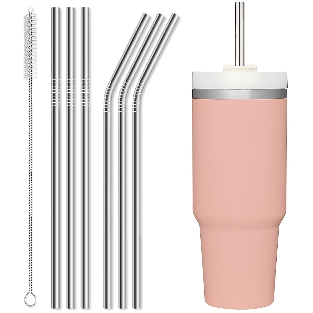Reusable Silicone Straws For Stanley Cups Compatible With - Temu
