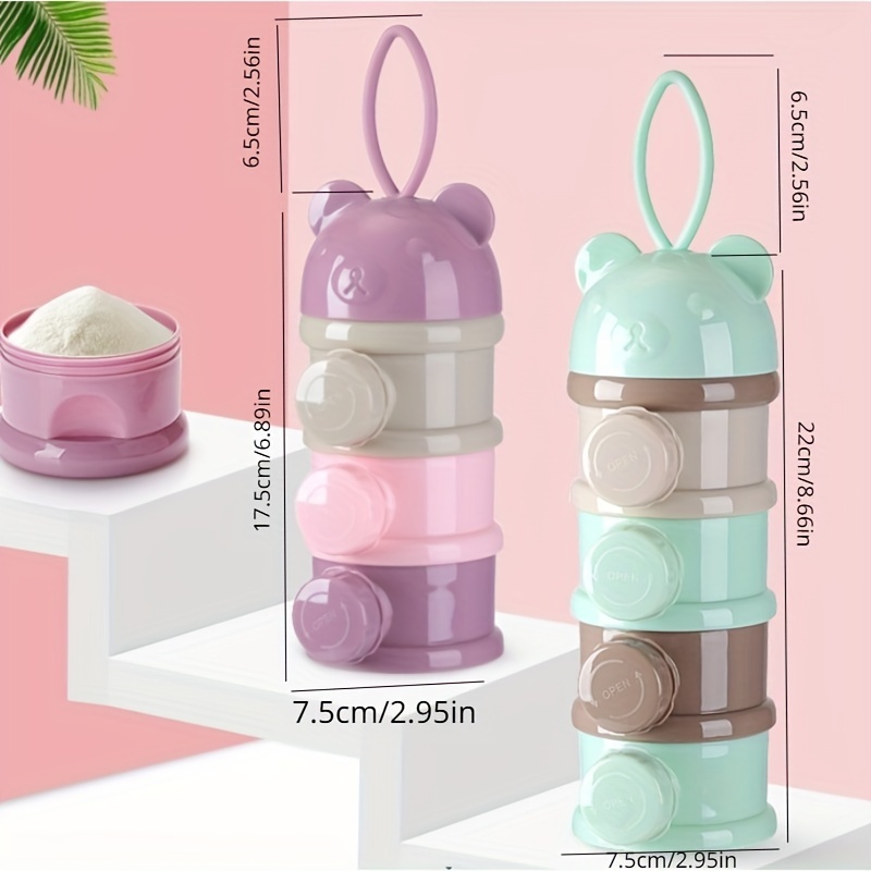 4 layer Baby Milk Powder Container: Portable Formula - Temu