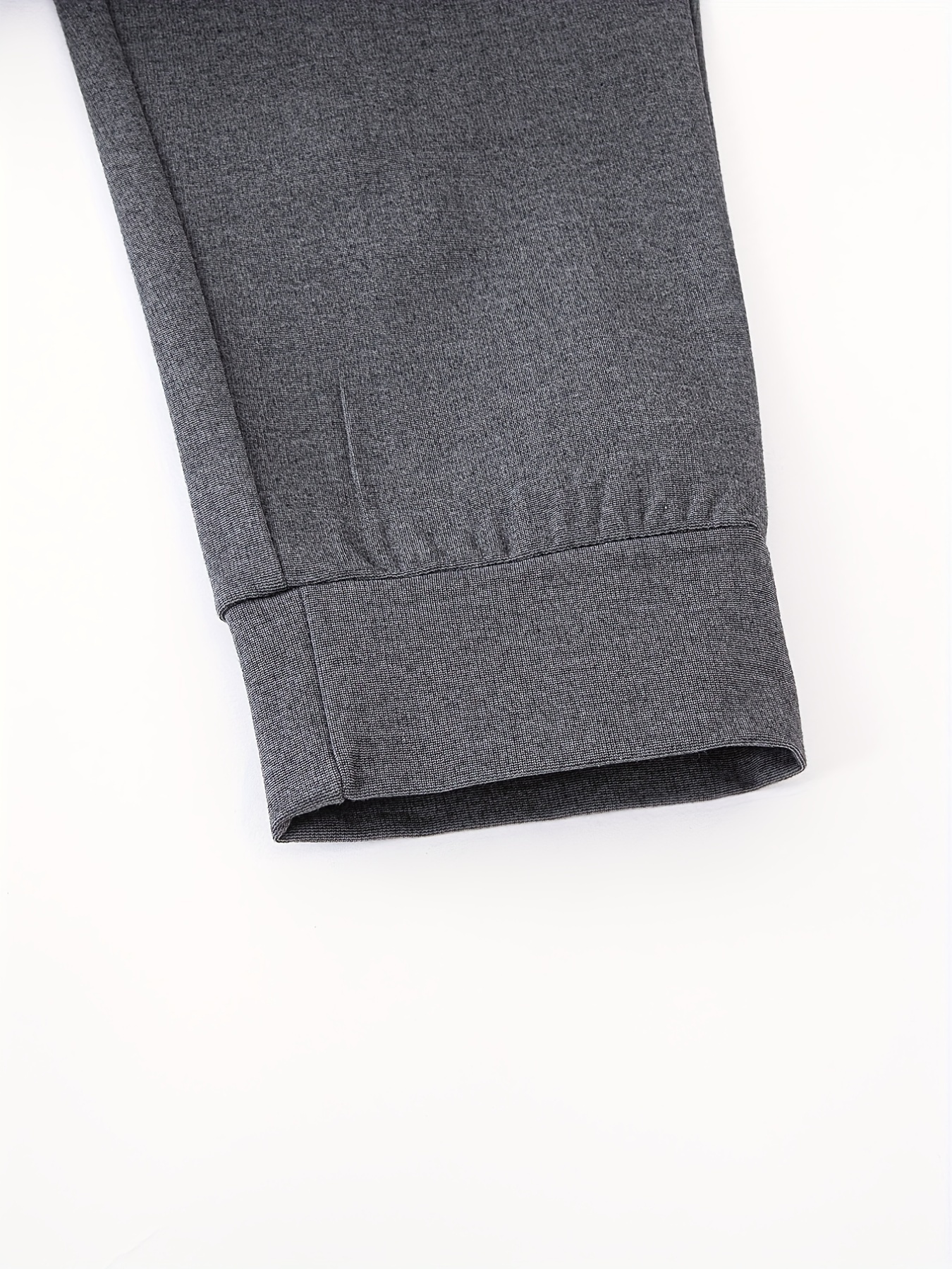 Boys Casual Solid Cargo Pants Elastic Waist Jogger Pants