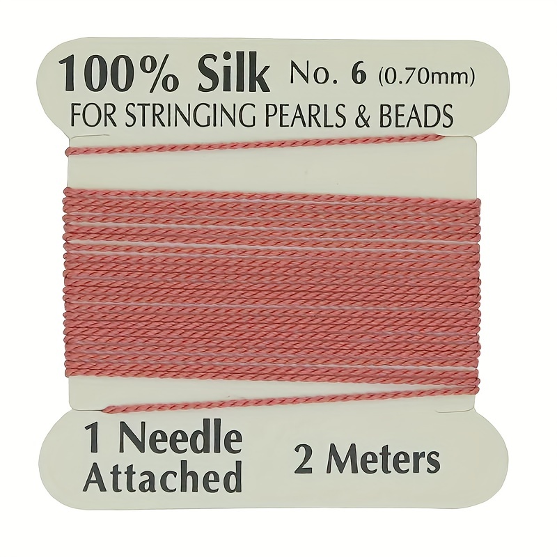 Pure Silk thread for temari bookbinding 250meters 30g/ Thick silk