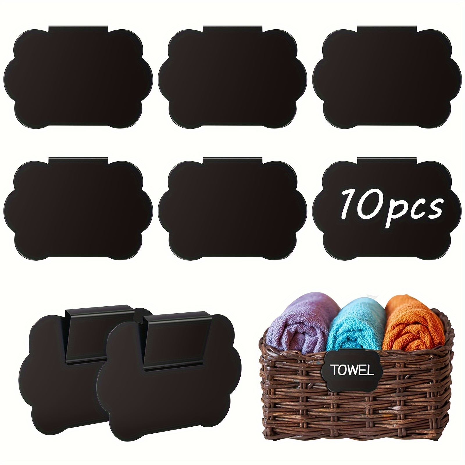 98 Pcs Pack Chalkboard Chalk Labels Tags for Kitchen Containers Waterproof  Home Stickers for Glass Jars, Bottles and Boxes