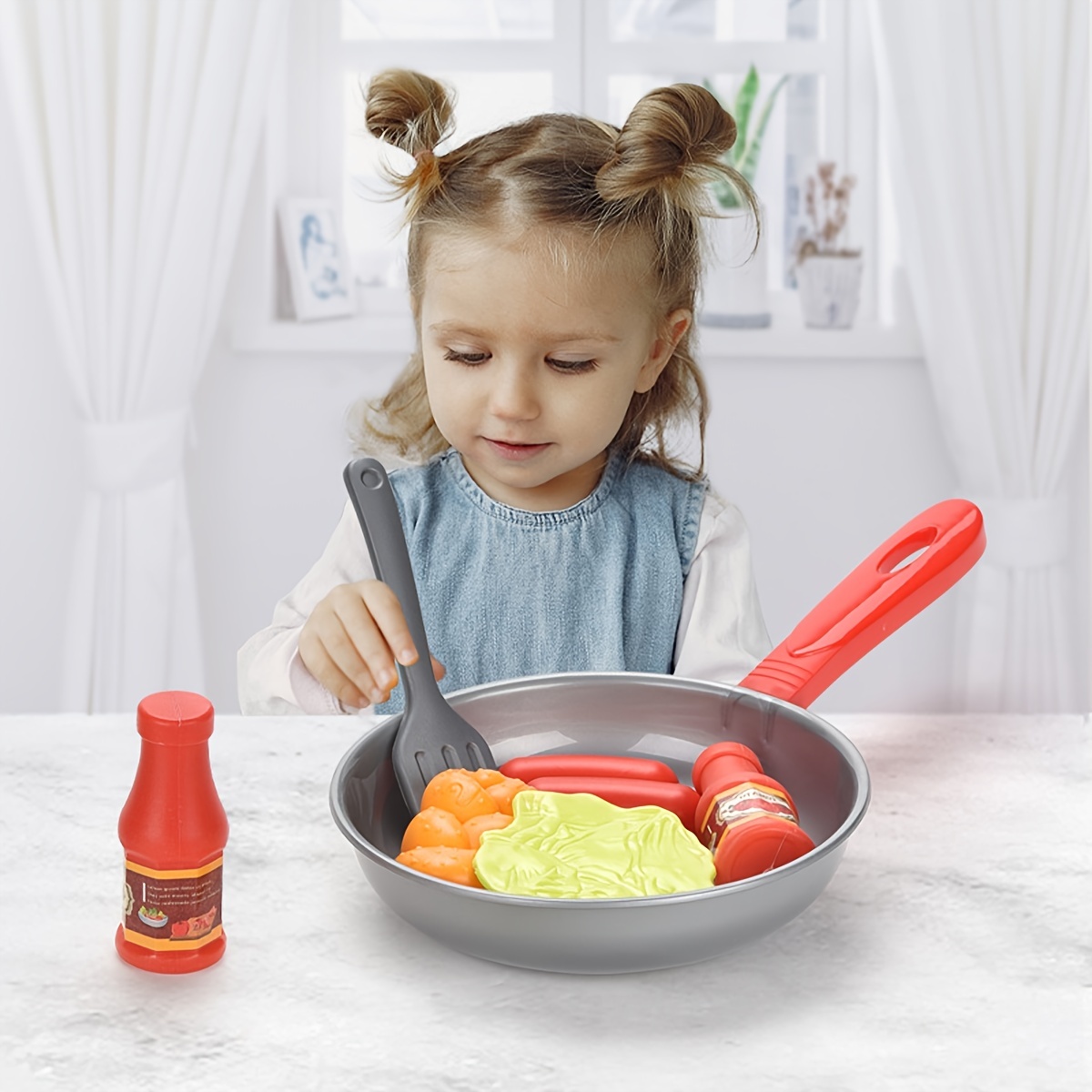 Hot Children Kitchen Toy Cookware Pot Pan Kids Pretend Cook Play Toy  Simulation Kitchen Utensils Toys