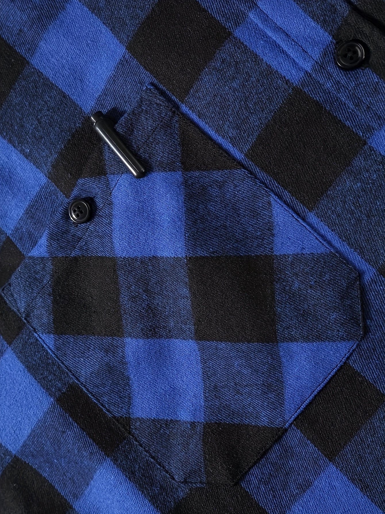 Mens Hooded Check Shirt