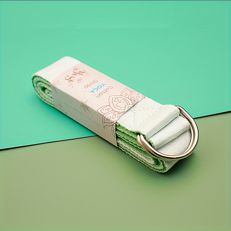 Durable Yoga Stretching Strap with D-Ring Buckle