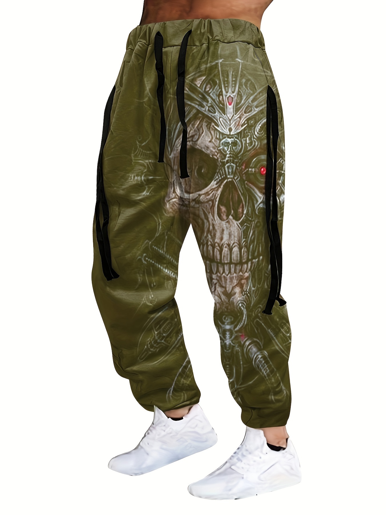  QIWCANM Human Skull with Eyes Front Print Sweatpants for Men  Lightweight Sport Casual Jogger Pants : Clothing, Shoes & Jewelry