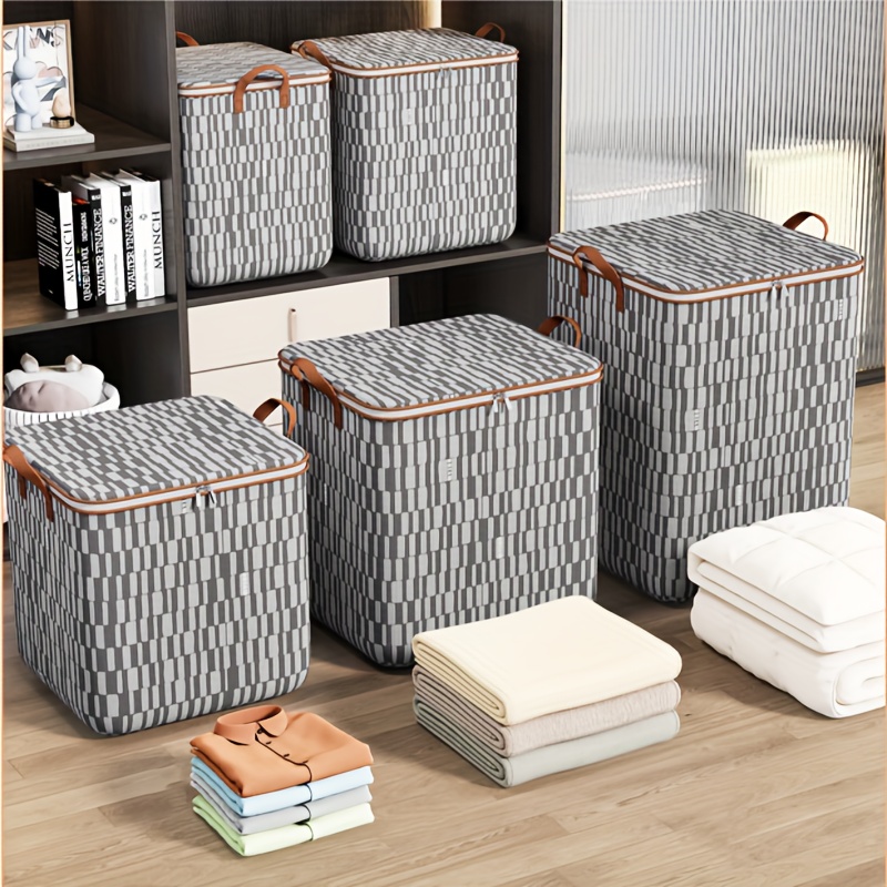 Oxford Foldable Storage Bags Blankets Duvets Quilted Bag Wardrobe Organizer  Plus Size Bolsas Almacenaje Ropa Rangement