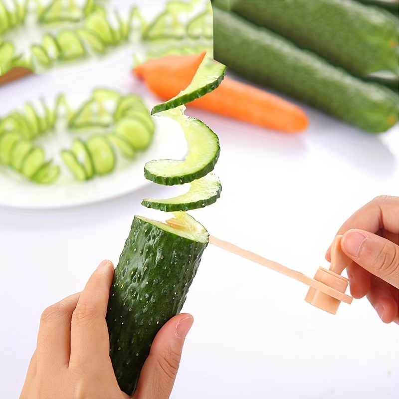 1pc Manual Spiral Screw Slicer Blade Hand Slicer Cutter Potato Carrot  Cucumber Vegetables Spiral Knife Kitchen Accessories Tools for  restaurants/super