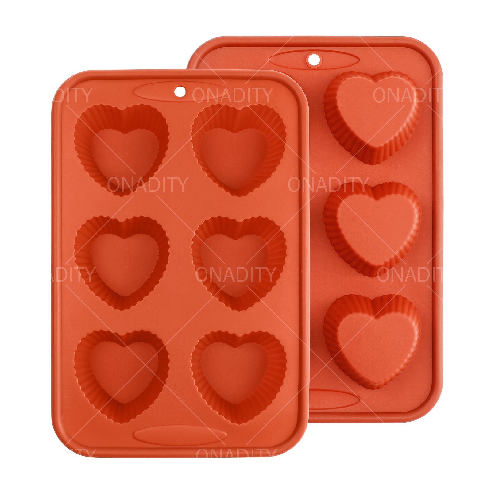 2pcs Moldes Fondant En Forma Corazón Amor Molde Silicona 3d - Temu Chile