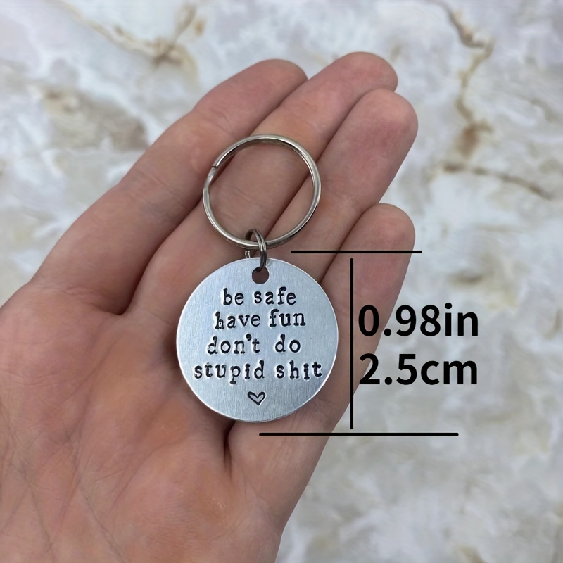 Be Safe Keychain Perfect Cute Couples Gift For - Temu
