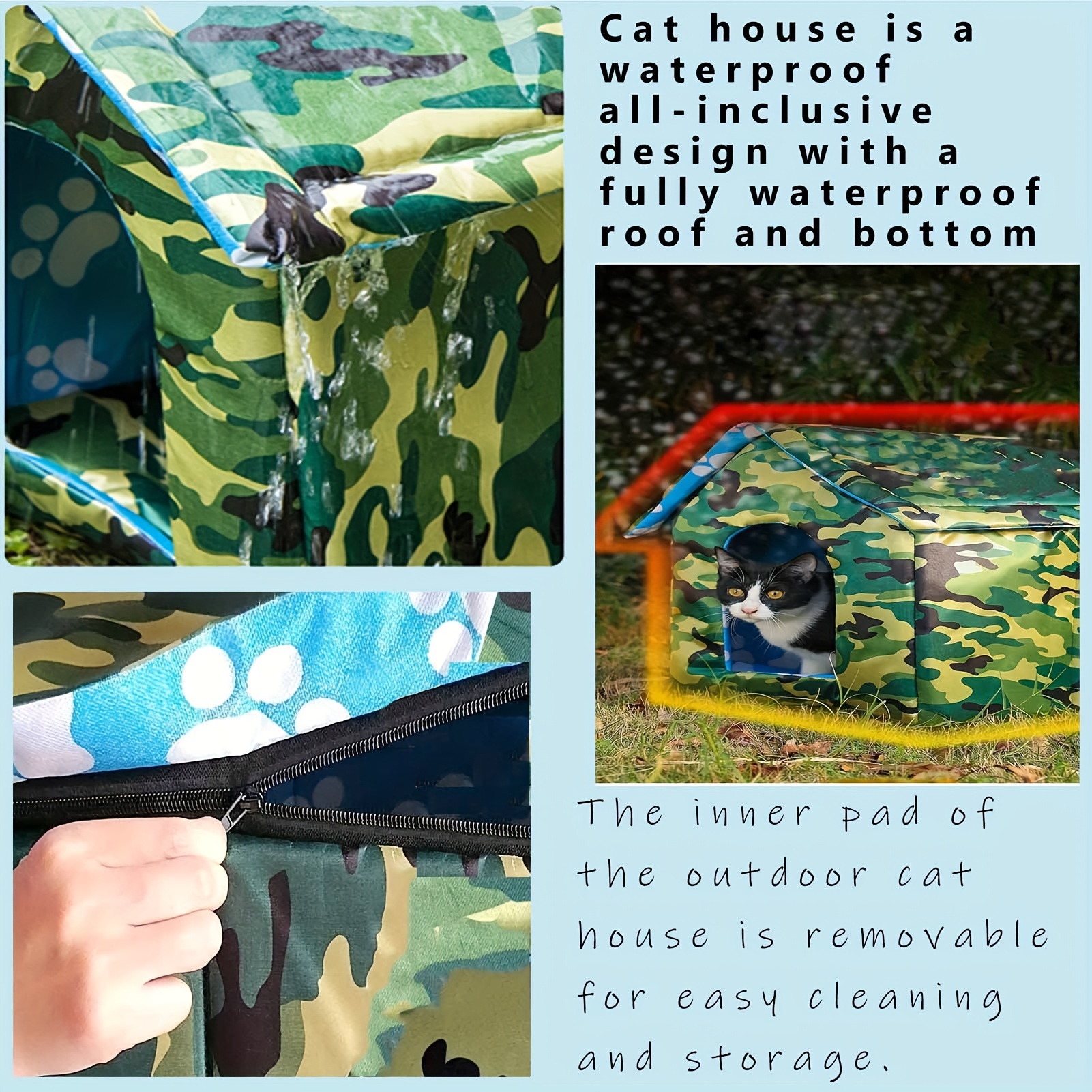 Waterproof sales pet tent