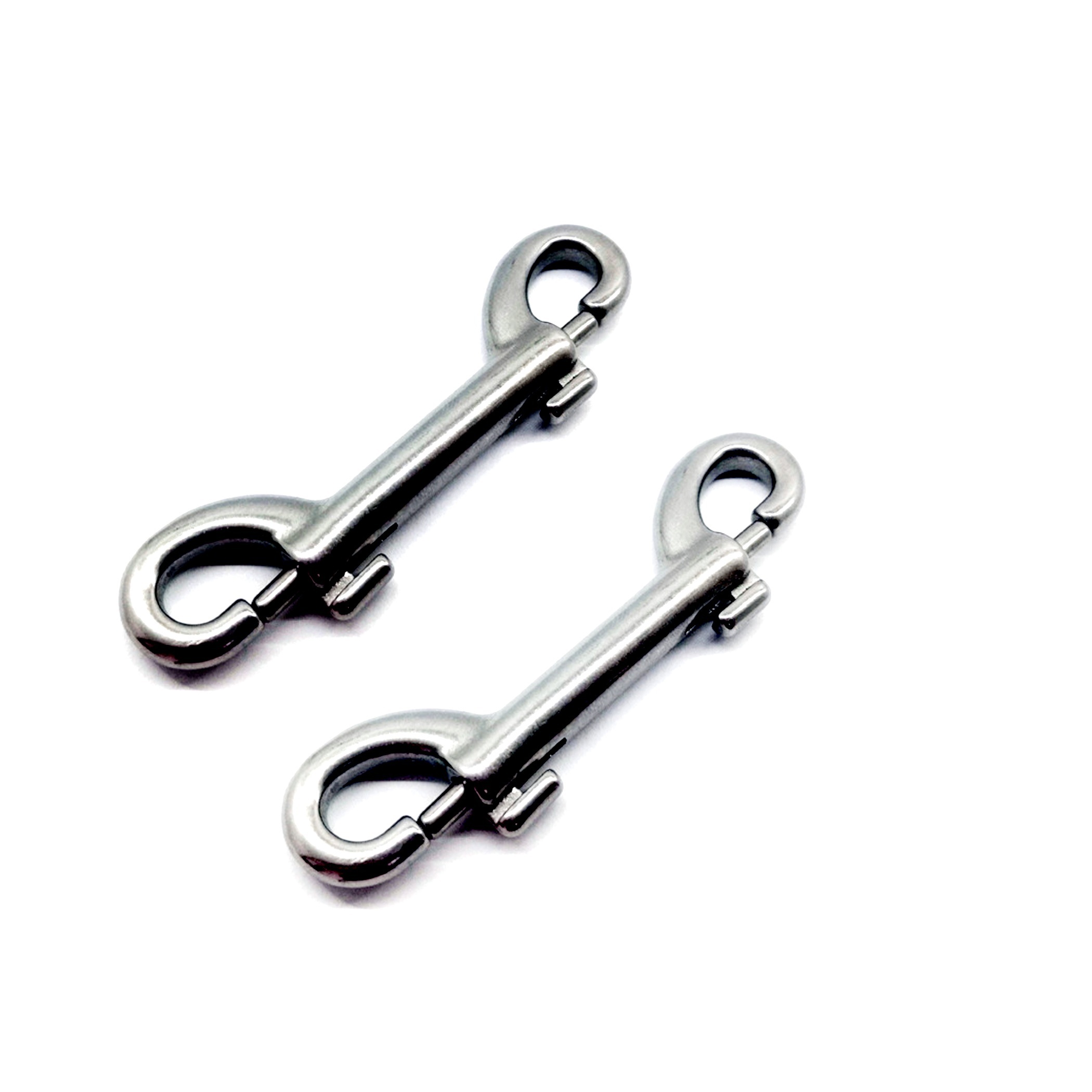 Uxcell Spring Hooks Snap Clip Hooks 25x9x2mm Electroplated Iron Black 60Pack