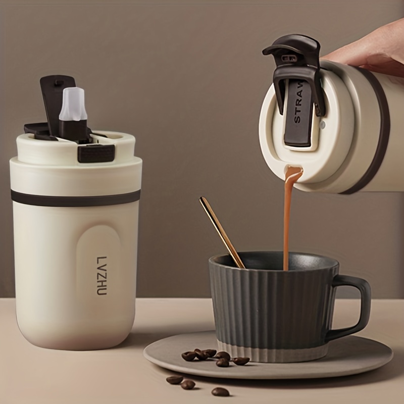 Tasse d'isolation sous vide Bouteille d'eau de voyage en acier inoxydable  Mug Tasse de café portable Voiture