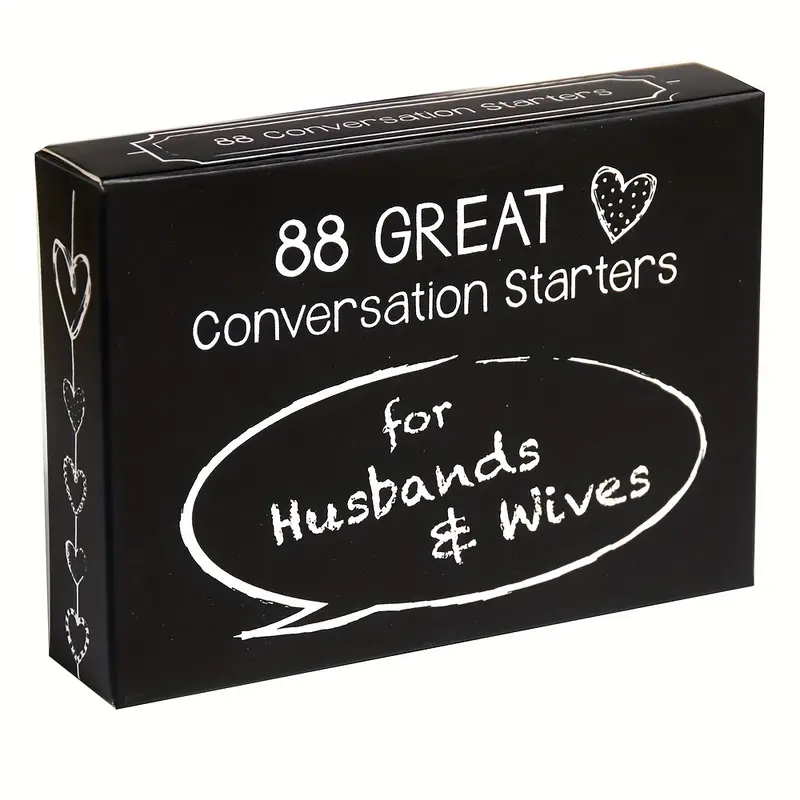88 Ótimos iniciadores de conversa para maridos e esposas Jogo de