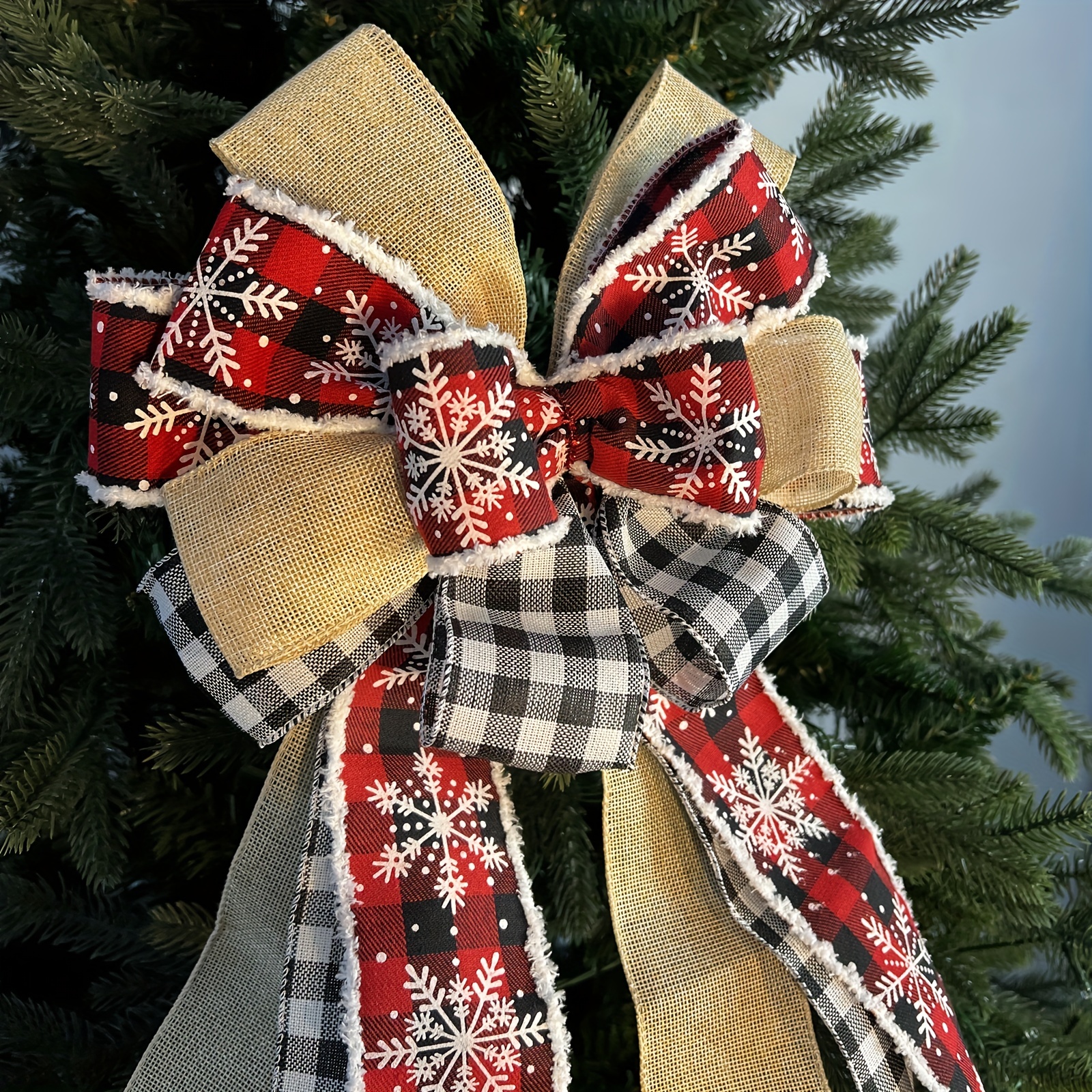 Christmas Bows For Wreath Christmas Wreath Bows Winter - Temu