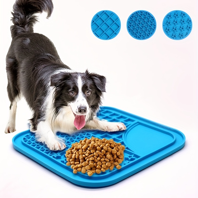 Dog Feeding Mat, Multifunctional Silicone Dog Licking Mat Snuffle Mat With  Suction Cups For Anxiety Relief - Temu