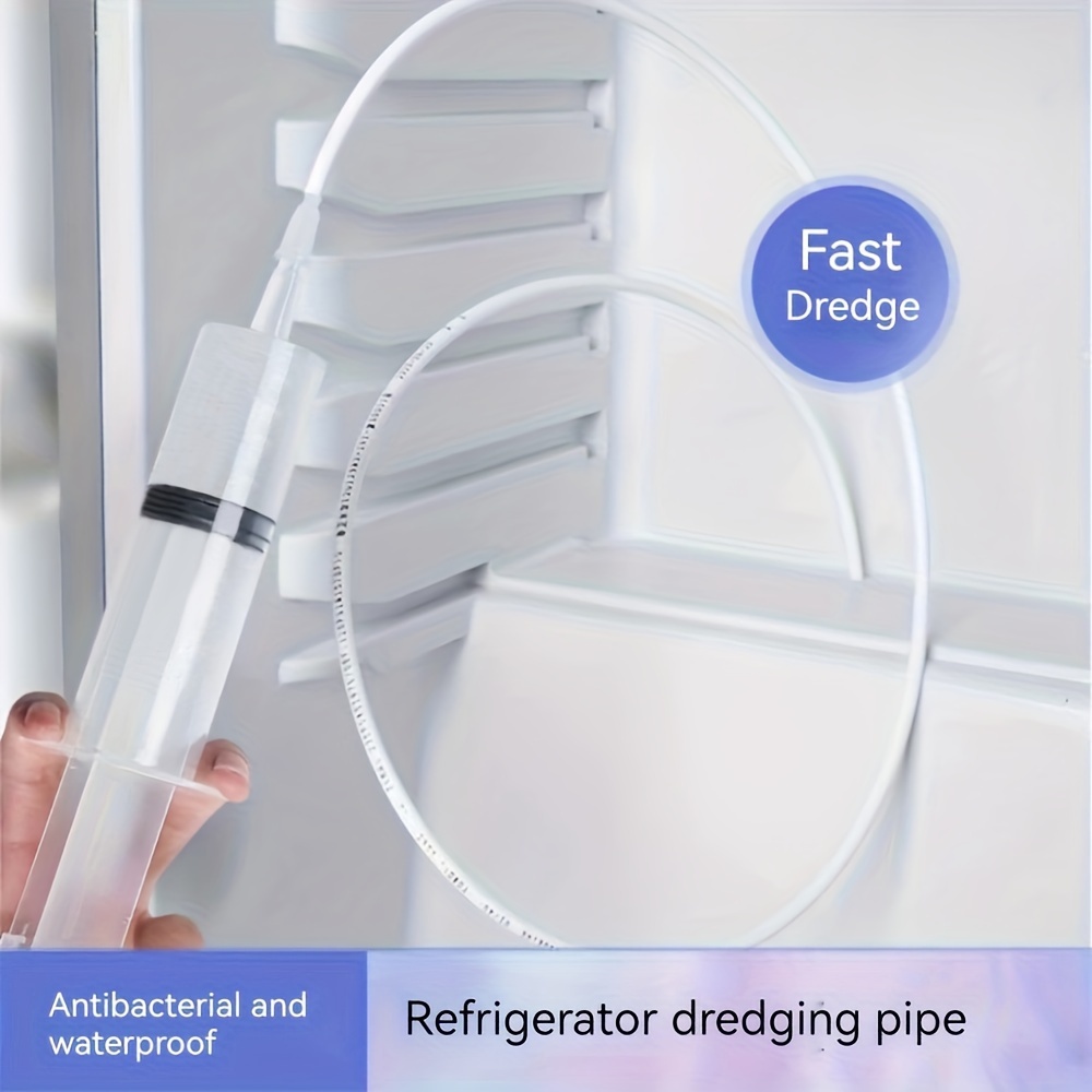 Refrigerator Drain Dredge Cleaning Set Long Flexible Refrigerator