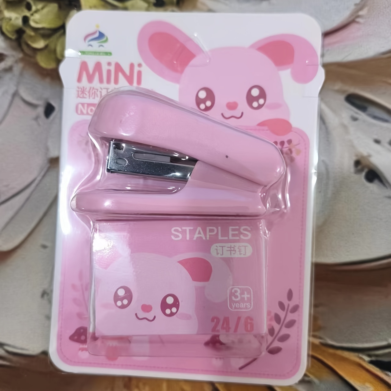 Cute Mini Stapler Set Morandi Color Morandi Color Stapler - Temu