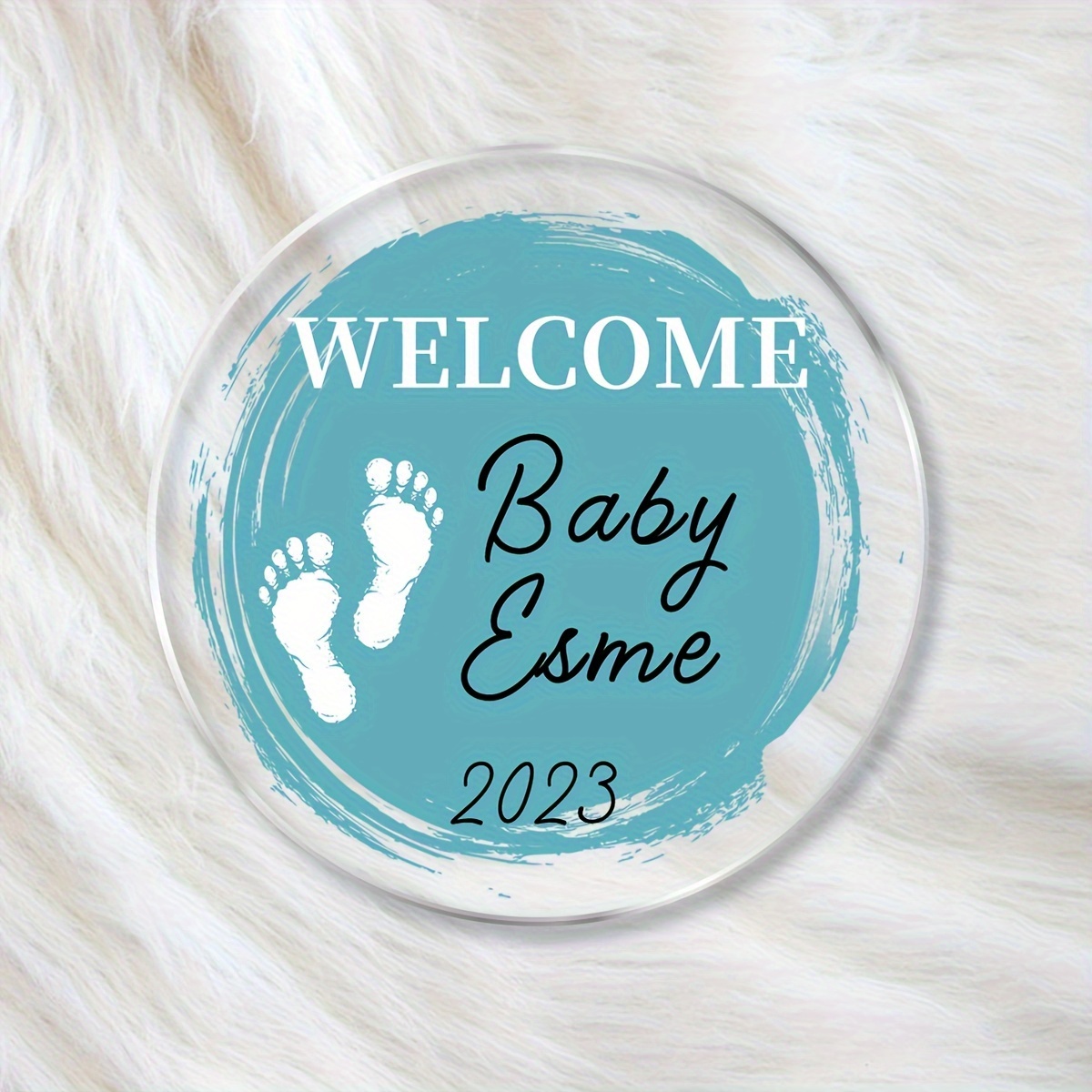 2pcs Regalo Personalizado Para Baby Shower Clip De - Temu