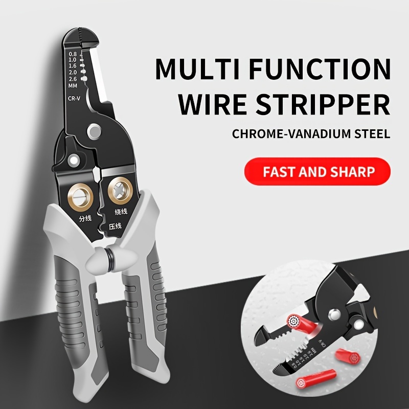 Wire Stripper Iron Copper Wire Cutter Cable Cutter Wire Crimping