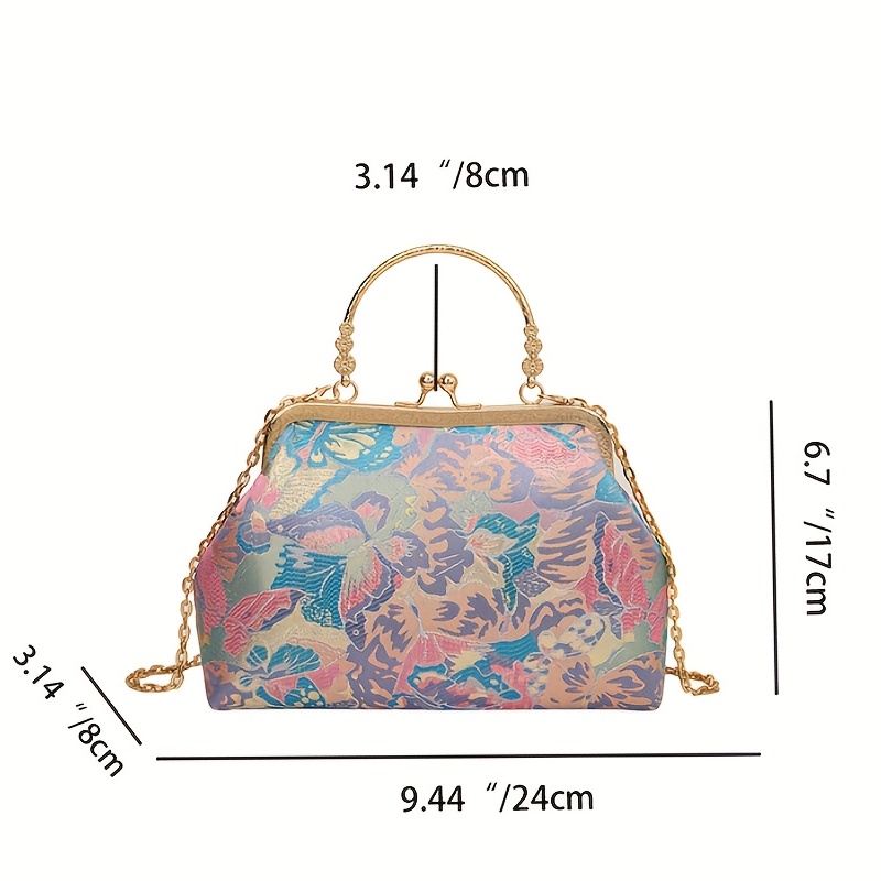 Micro Vsling Handbag With 3d Embroidery for Woman in Skin
