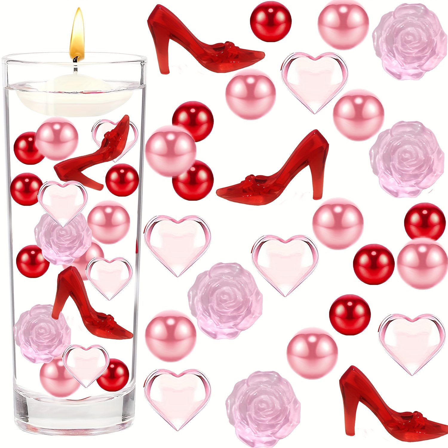  Altsuceser 6062Pcs Valentines Day Vase Filler