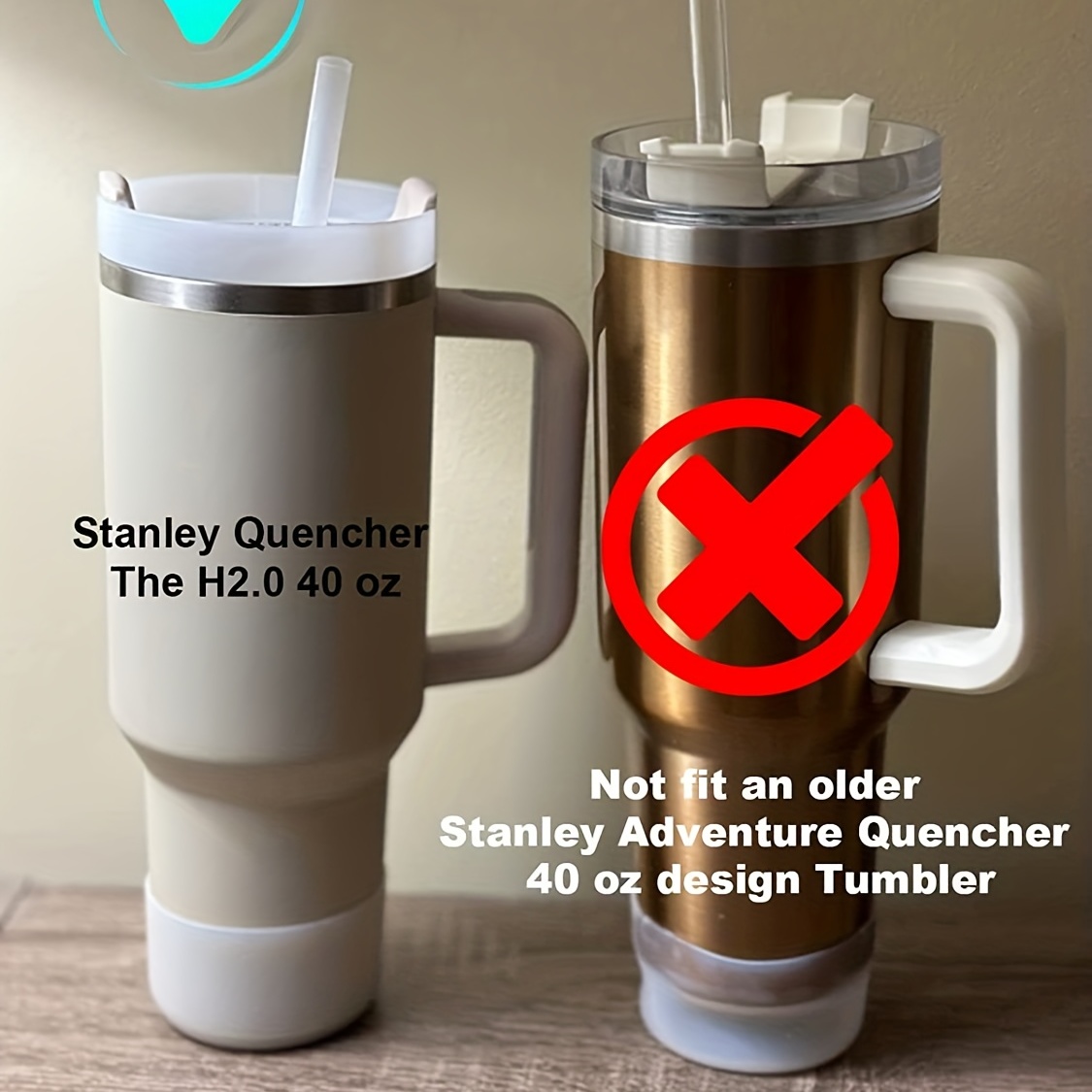 Tumbler Handle, Anti-slip Cup Bottle Holder For Stanley Cups