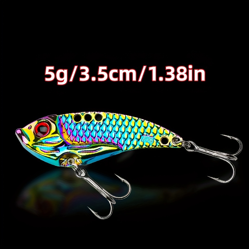 Metal Vib Sequin Minnow Fishing Lure: Long casting Rotating - Temu Canada