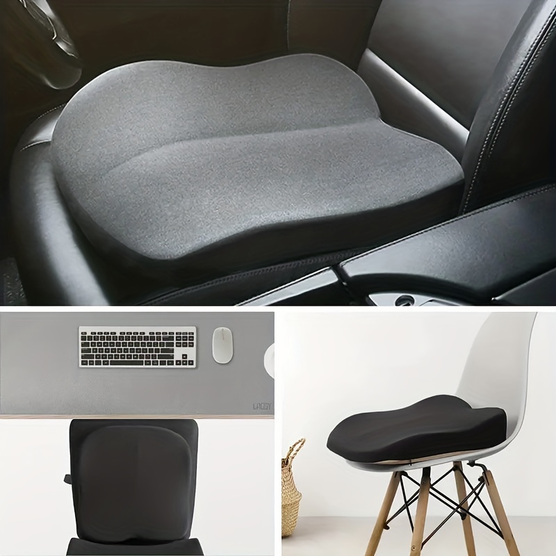  Dreamer Car Cojín de asiento para el conductor del asiento del  automóvil, cojines de espuma viscoelástica para silla de oficina con tamaño  más grande para añadir más comodidad, cojín de asiento