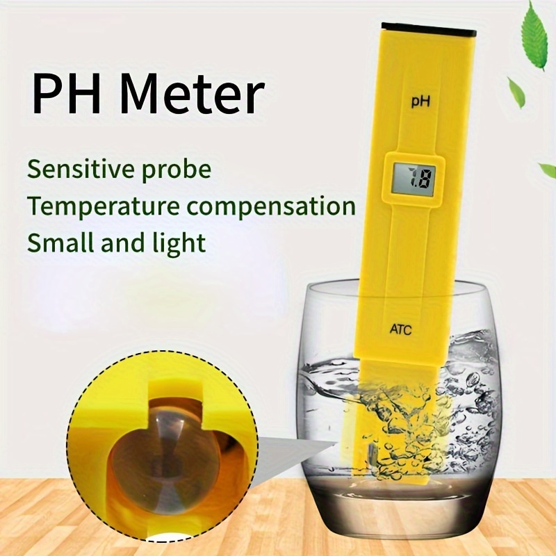 Medidor digital de pruebas de TDS/pH tipo bolígrafo medidor de pH para  hidroponía, agua doméstica