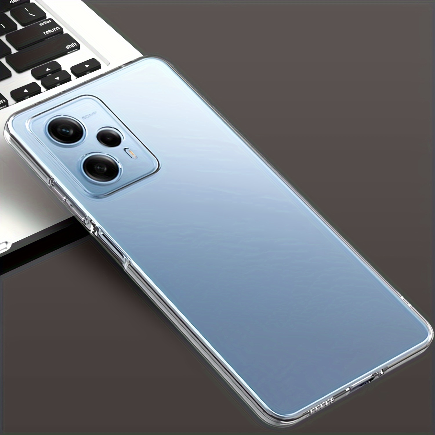 Funda de teléfono para Xiaomi Poco F5 Pro (6.67), Carcasa protectora ultra  delgada de TPU suave a prueba de golpes, funda de silicona