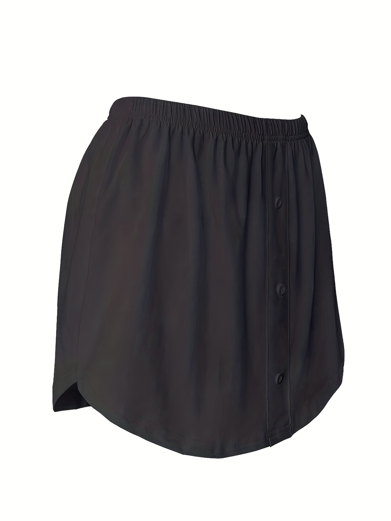Women Mini Shirt Tail Skirts Blouse Hem Detachable Underskirt Extender  Shirt Hot