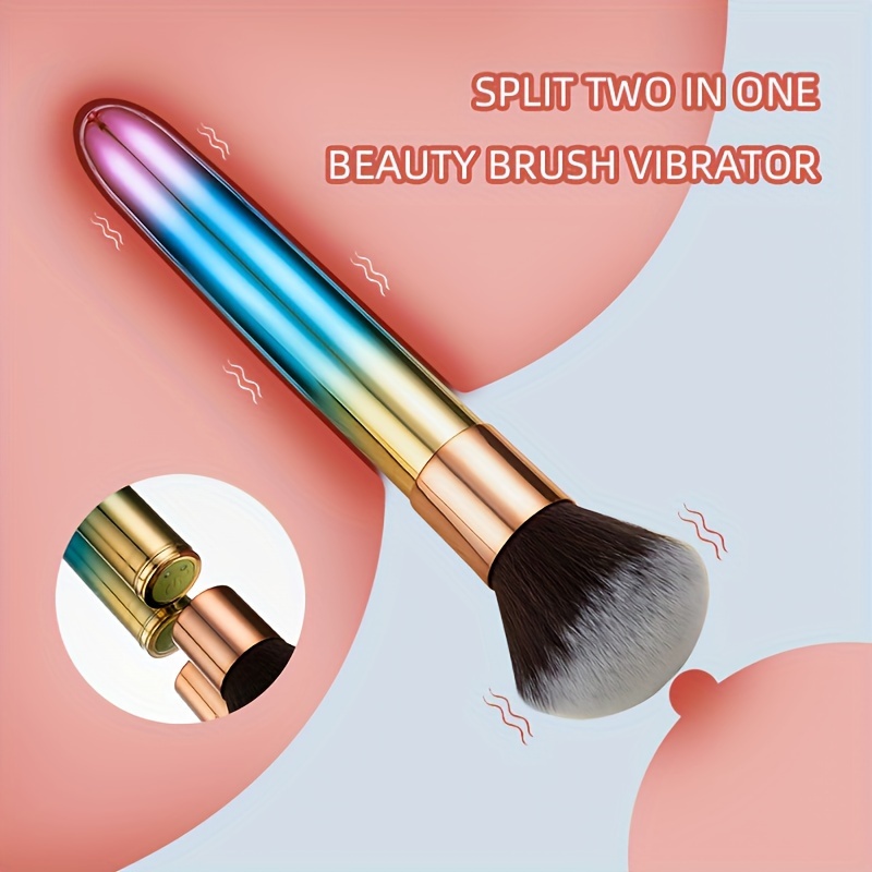 1pc Makeup Brush Bullet Vibrator Clitoris Nipple Stimulator Vaginal Stimulation Massager G Spot Vibrator Bullet Sex Toys For Women Adult Supplies