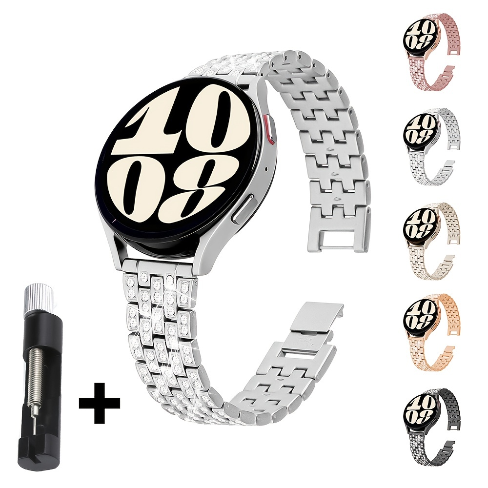Comprar Correa de silicona para reloj Samsung Galaxy Watch 6 4/Watch 5 40mm  44mm, correa para reloj 4 Classsic 42mm 46mm/Watch 5 Pro