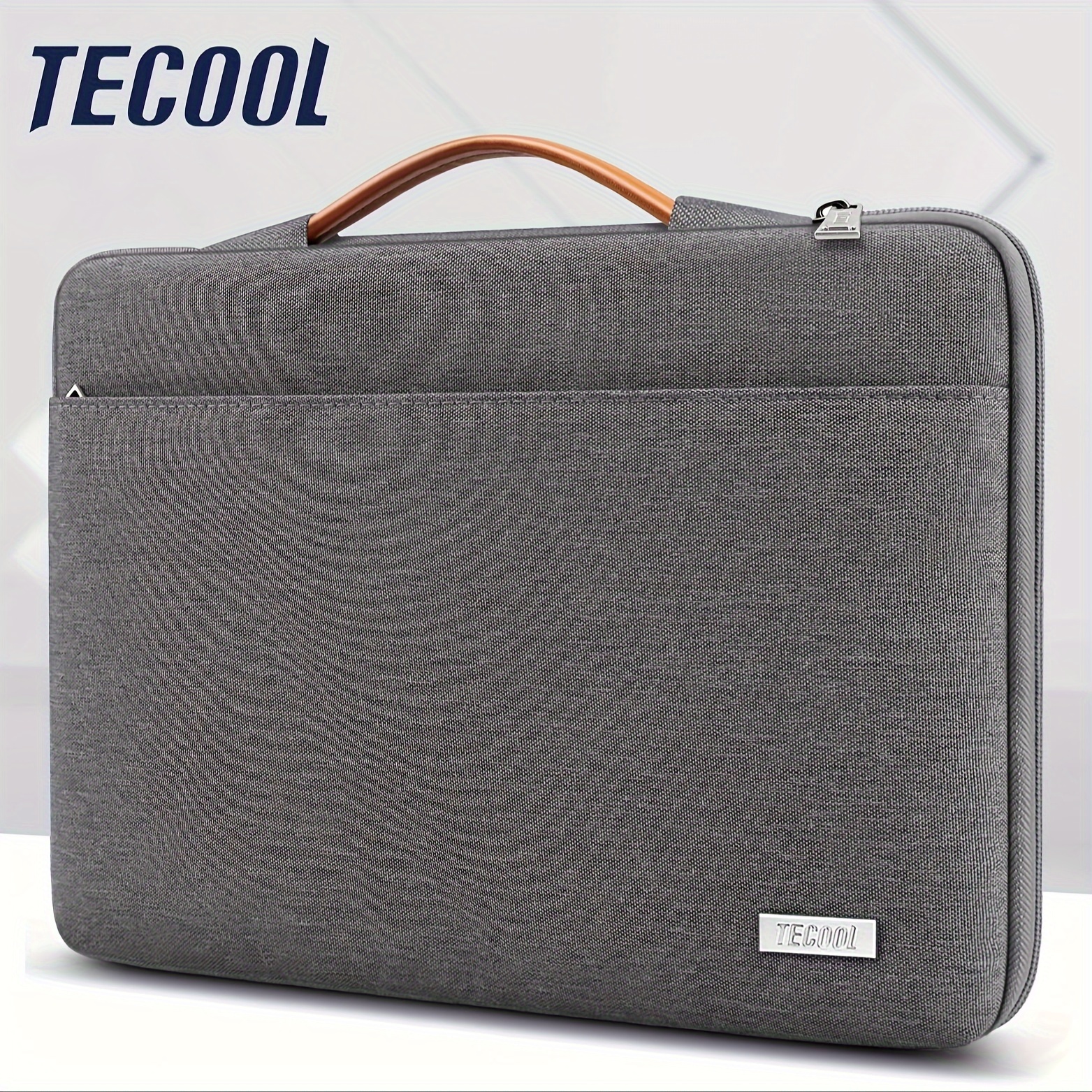 TECOOL 13-13.3 Pouces Housse Ordinateur Portable,Sacoche PC Portable Cuir  Pochette pour 2012-2020 2022 MacBook Air/Pro 13 M1 M2,2021 2023 Mac Pro 14