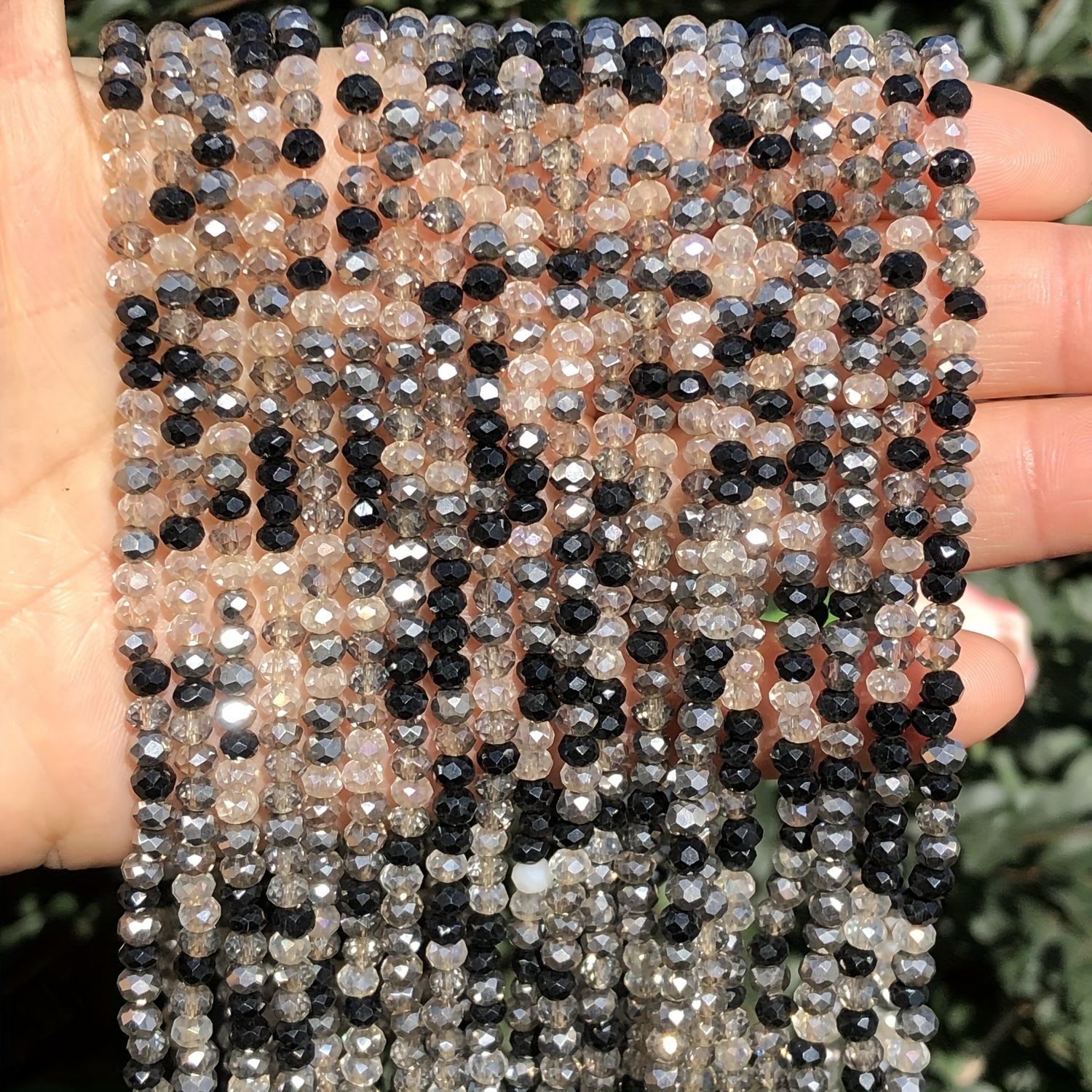 Lack beads- 6/0 Glass Beads, Seed Beads, DIY Jewelry Making Supplies,  Crafting Supplies,Black seed beads, Black beads, Size 6/0 , 8/0, 12/0