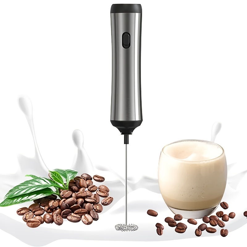 Usb Chargeable Double Spring Whisk Head Electric Milk Frother