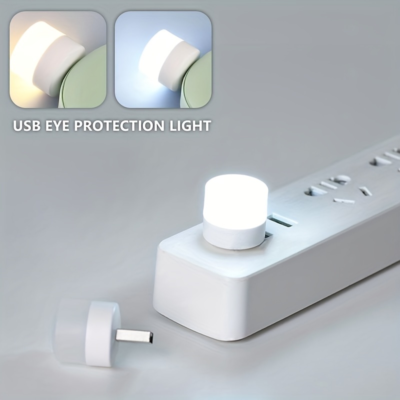 1pc usb plug led lamp portable eye protection reading light for bedroom power bank computer details 1