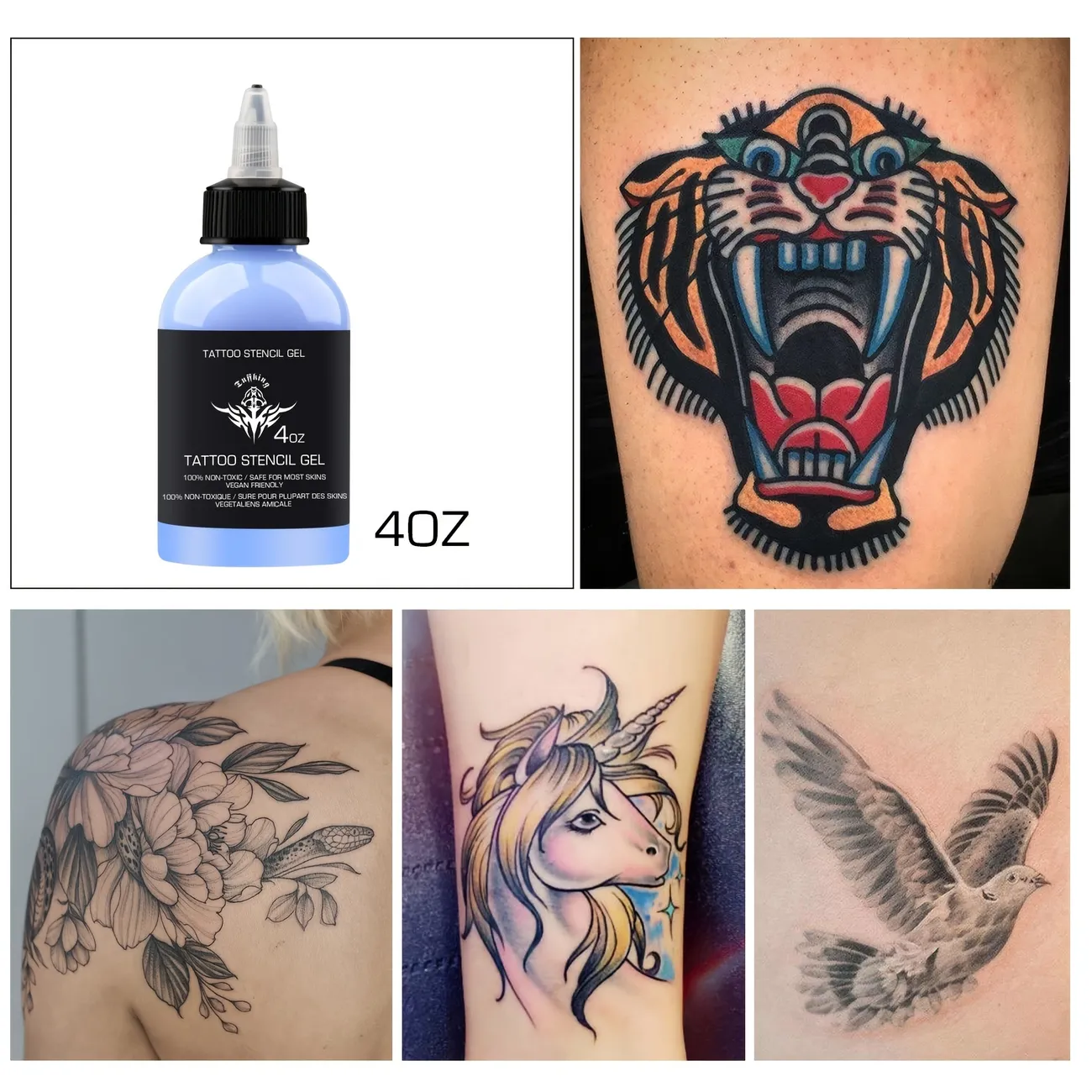Tattoo Transfer Gel Tattoo Design Transfer Cream Gel Professional Stencil Primer Tattoo Skin Solution Gel For Tattoo Supplies Accessories